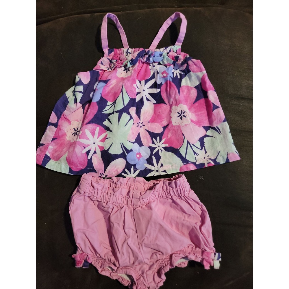 Gymboree‎ layette line so tropical floral outfit baby 3 6 months